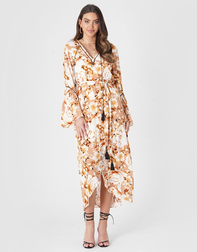 Amelius - Golden Flower Dress