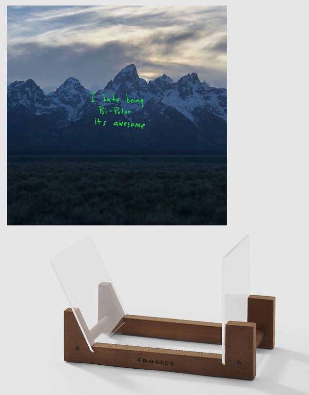 Universal Music - Kanye West - Ye - Vinyl Album & Crosley Record Storage Display Stand