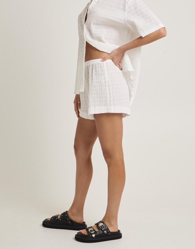 Subtitled - Bisbee Shirred Pullon Shorts