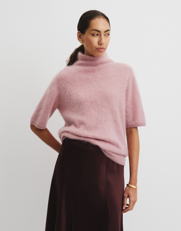 Country Road - Short Sleeve Fluffy Knit