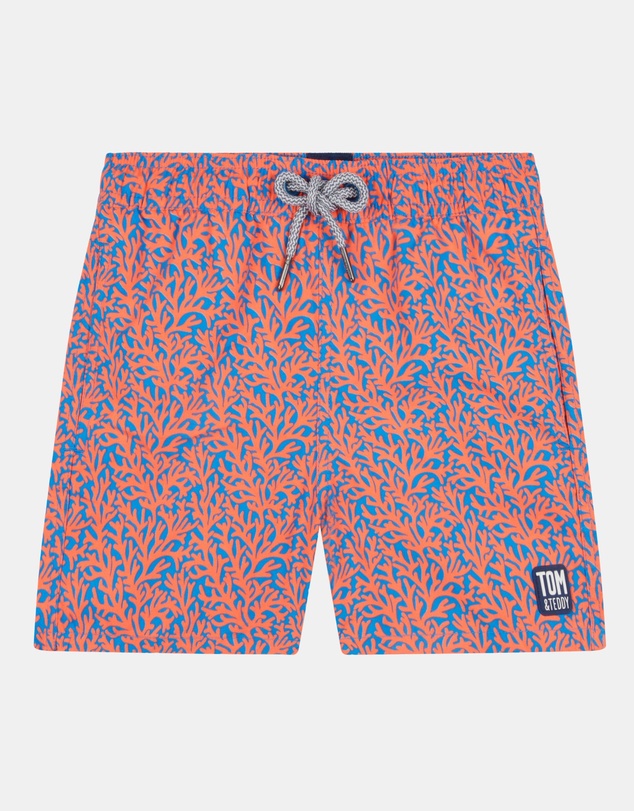Tom & Teddy - Coral Swim Shorts