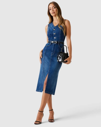 GUESS - Eco Amara Midi Dress