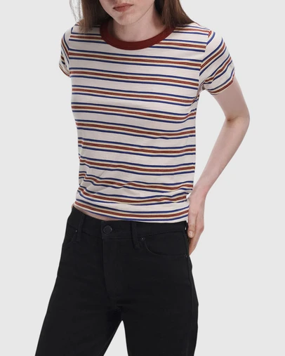 rag & bone - The Slub Stripe Tee