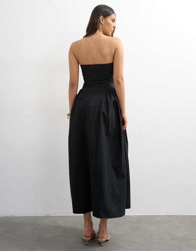 TOPSHOP - Marie Bandeau Maxi Dress Woven