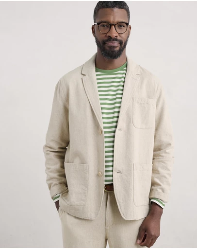 Seasalt - Seasalt Cornwall White Messack Jacket