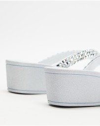 Holster - Hope Wedge Sandals - Clear - Women's
