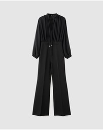 M.N.G - V-Neck Combined Jumpsuit