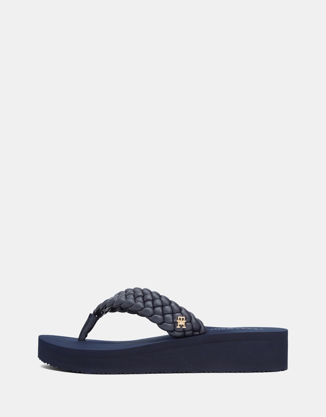 Tommy Hilfiger - Riri TH Wedge Cornrow Beach Sandals - Women's