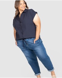 Love Your Wardrobe - Abbie Pull-On Jogger Jeans