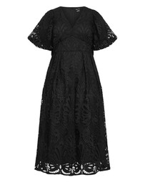 City Chic - Kylee Embroidered Midi Dress
