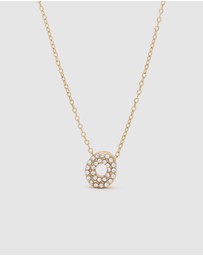 Seed Heritage - Initial Jewel Bubble Necklace