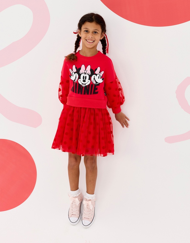 Rock Your Kid - Minnie Mouse Jumper Dress - Kids-Teens