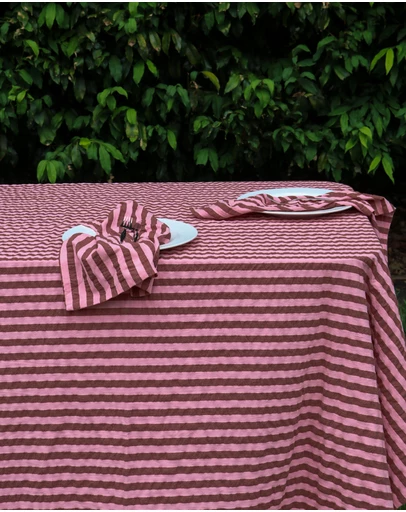 Mosey Me - Sundae Seersucker Tablecloth