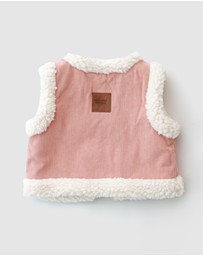 WITH LOVE FOR KIDS - Snowy Cord Vest - Babies - Kids