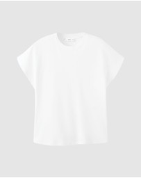 M.N.G - Short-Sleeved Cotton T-Shirt
