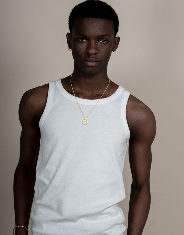 Dower & Hall - Men's St. Michael Talisman Necklace In Gold Vermeil