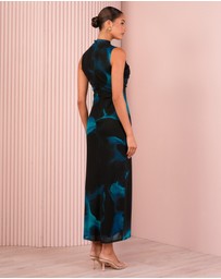 Azzurielle - Helima Wrap Front Maxi Dress
