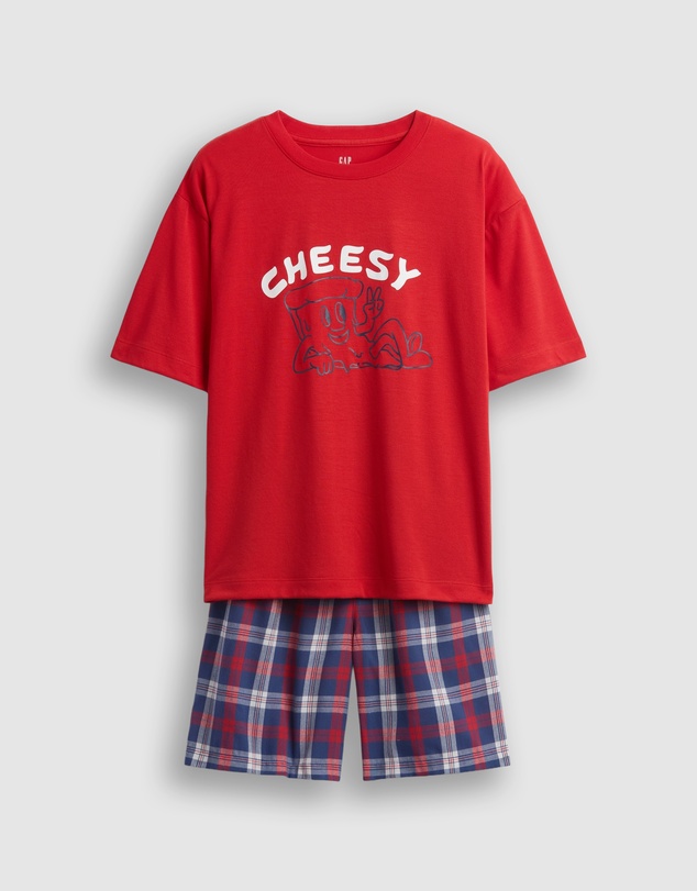 GAP - SS Plaid Short Set - Kids-Teens
