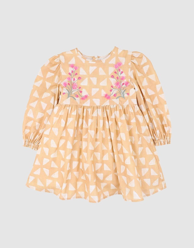 Fox & Finch - Winter Vacay Emb. Dress - Babies