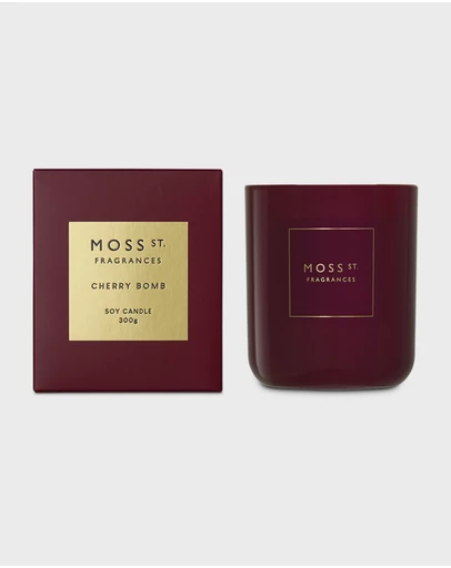 Moss St Fragrances - Cherry Bomb Soy Candle 300g