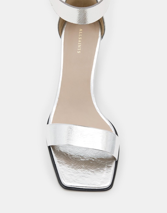 AllSaints - Noir Low Sandals