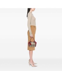 Pre-Loved by Azura Reborn - Pre-Loved Small Haymarket Check Canvas and Leather Canterbury Tote