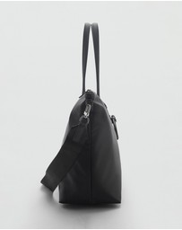 M.N.G - Large Nylon Shopper Bag