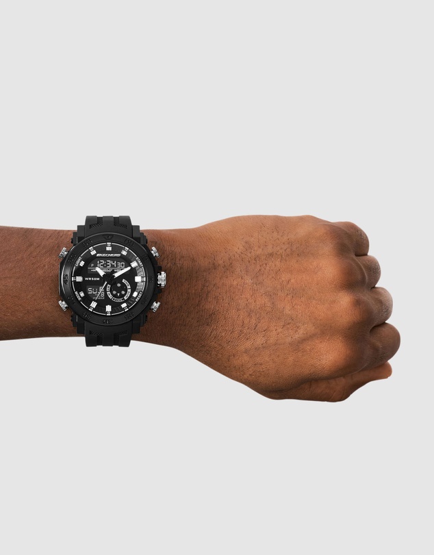 Skechers - Ridgeland Black Analogue-Digital Watch
