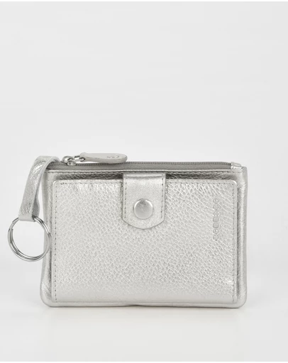 Cobb & Co - Collins Metallic RFID Safe Leather Wallet and Coin Purse