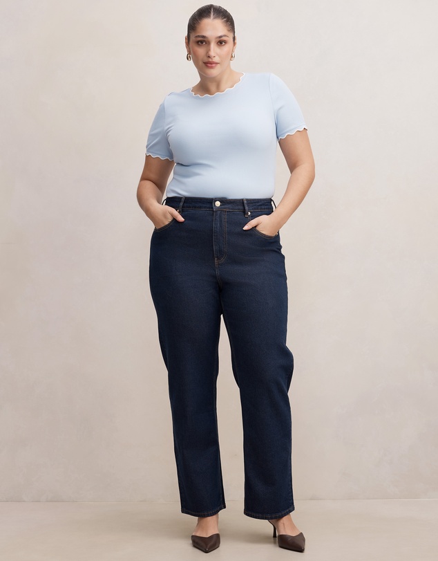 Forever New Curve - Anna Curve Straight Leg Jeans