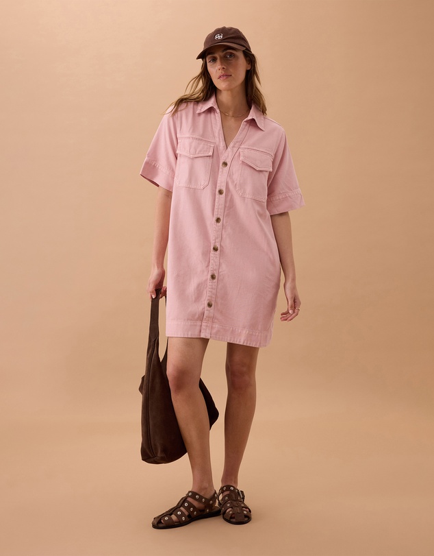 Ceres Life - Sammy Denim Shirt Dress