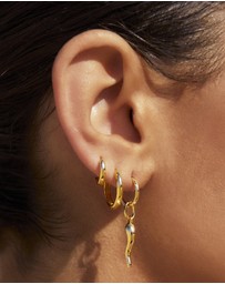 Arms Of Eve - Scarlet Gold Earrings