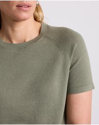 David Lawrence - Audrie Linen Blend Knit Top