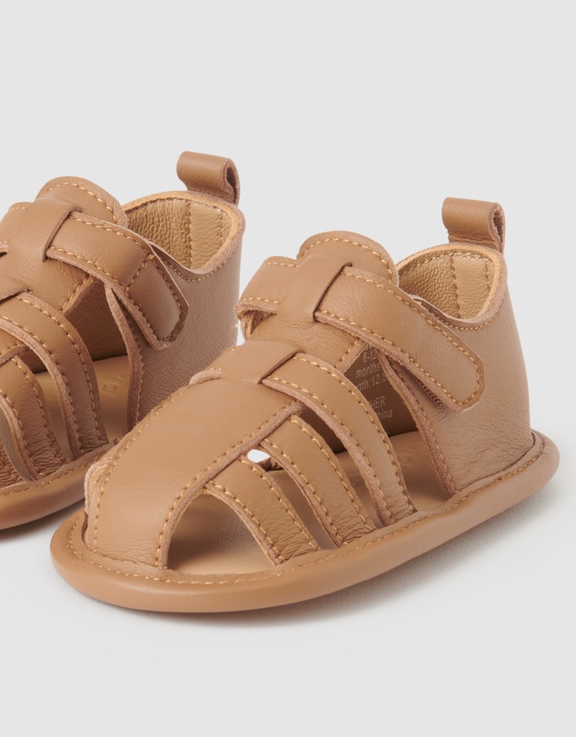 Purebaby - Leather Sandals-Kids-Babies