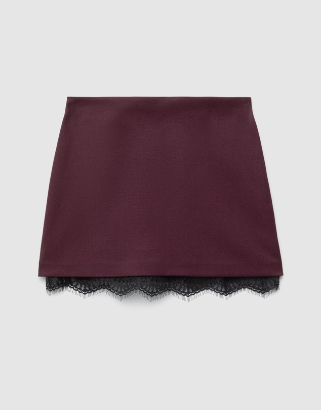 & Other Stories - Lace-Trim Mini Skirt