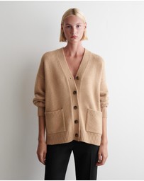 COS - Oversized Cashmere-Blend Cardigan