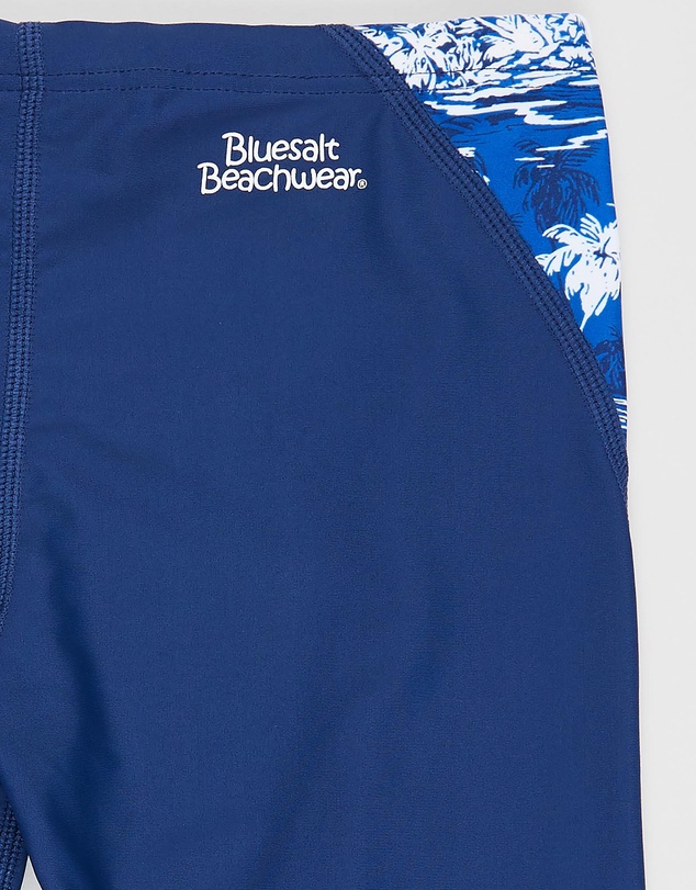 Bluesalt Beachwear - Hawaiian Palms Swim Jammer Pants - Teens