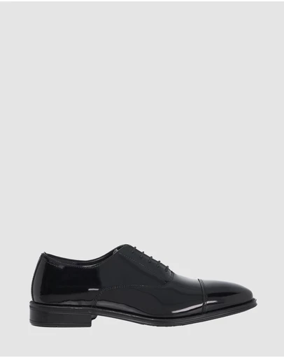 Dune London - Steffon - Black Leather