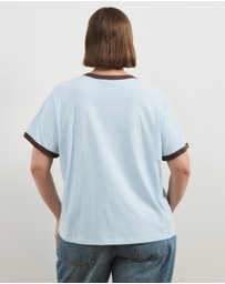 Atmos&Here Curvy - SS Ringer T-Shirt