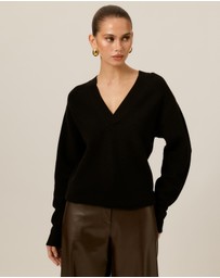 Tussah - Mila V-Neck Knitted Jumper