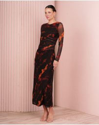 Azzurielle - Londyn Long Sleeve Maxi Dress
