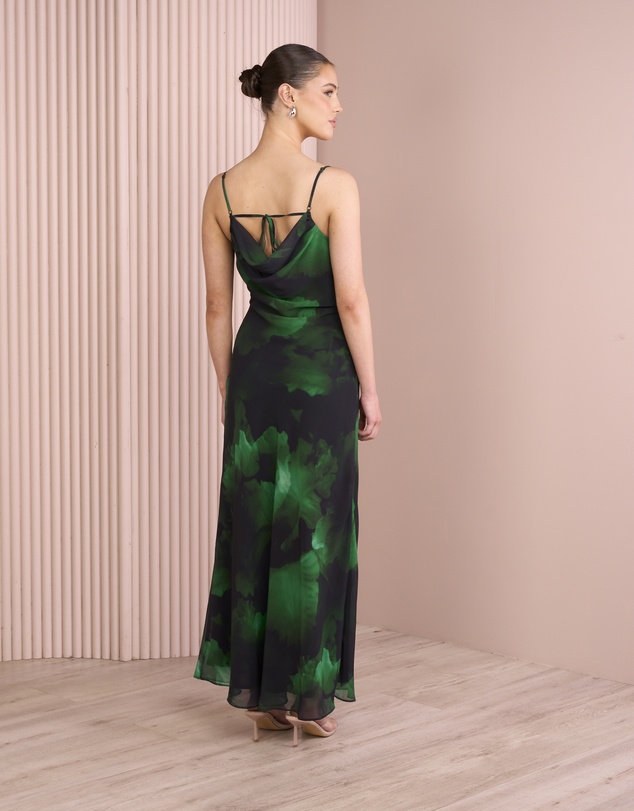 Azzurielle - Ursule Cowl Neck Dress