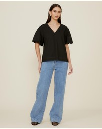 The Fated - Heritage Puff Sleeve Blouse