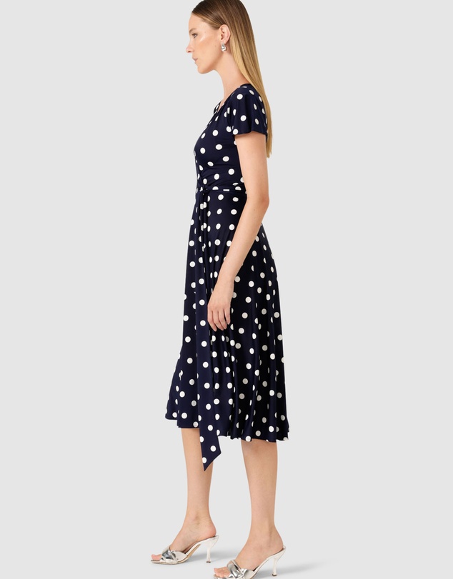 SACHA DRAKE - Reverse Wrap Midi Dress
