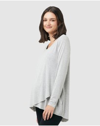 Ripe Maternity - Raw Edge Nursing Top