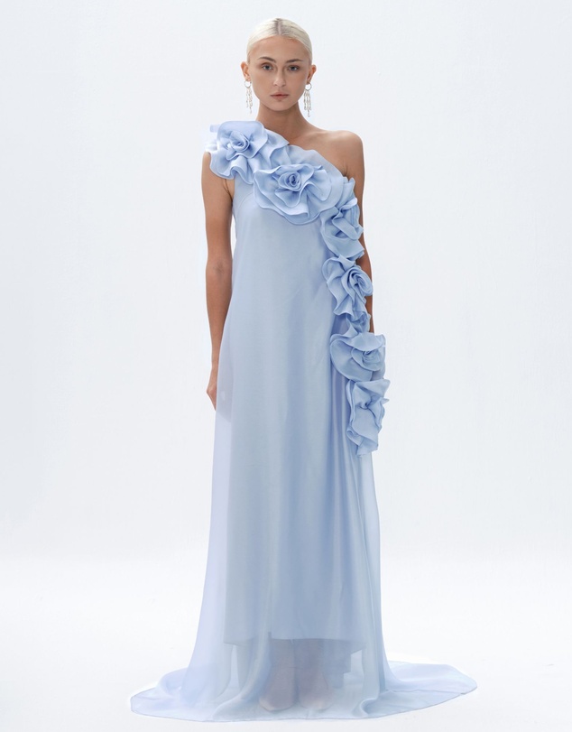 JUSTIN TONG - Rosara Organza Gown