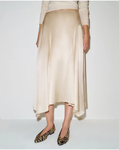Reformation - McCall Silk Skirt