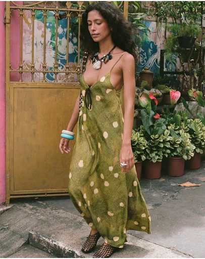 KINGA CSILLA - La Oliva Spot Sia Dress
