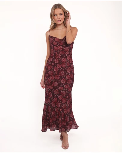 Petal & Pup - Esmeralda Maxi Dress - Pink Floral