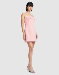 LEO LIN - Roselle Applique Bustier Mini Dress
